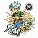 Hunter x Hunter theme tattoo tattoo design idea
