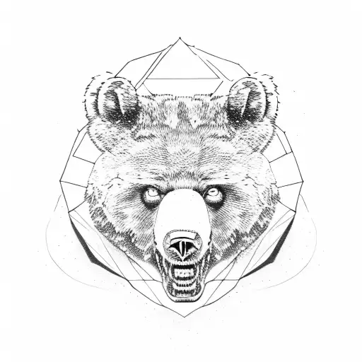 Kanye west bear tattoo design idea