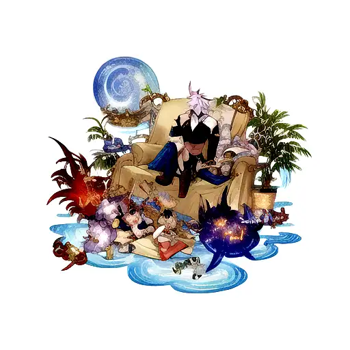 final fantasy x bahamut tattoo design idea