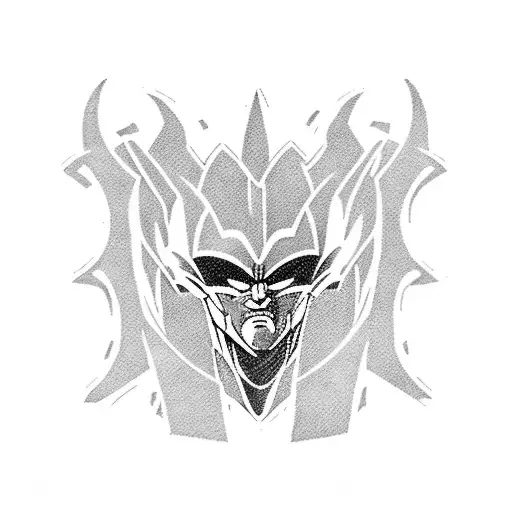 broly tattoo design idea