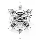 archery tattoo design idea