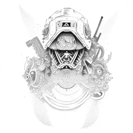 makima chainsaw man tattoo design idea