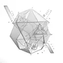 Gold periodic element and titanium  periodicelement tattoo design idea