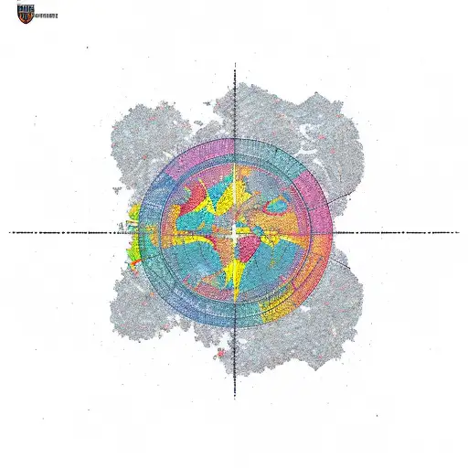 geographical coordinate tattoo design idea