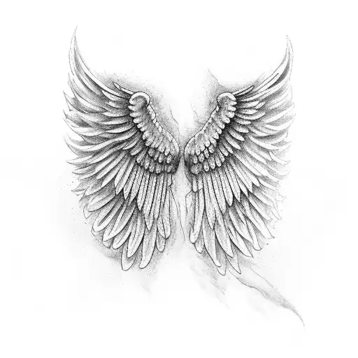 wings with the verse Romans 12:19 below and the word Formidable above for the outside of a wrist tattoo design idea