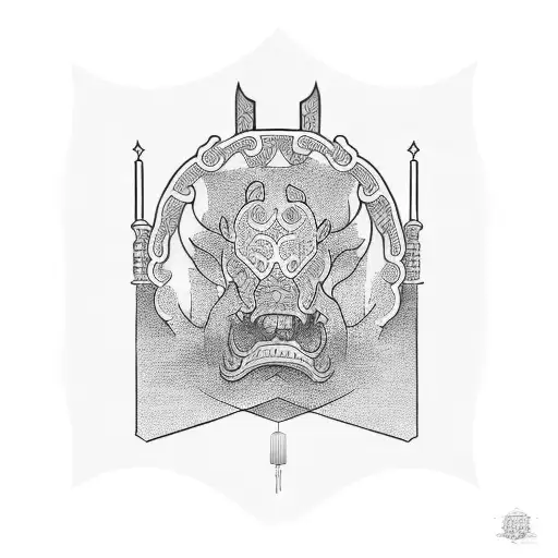 Chinese words tattoo design idea