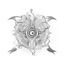 Black Tentacles spiraling down my forearm to my wrist tattoo design idea