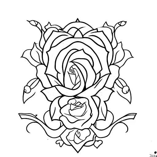 never trust the loving coffin tattoo design idea