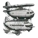 goodyear blimp tattoo design idea