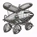goodyear blimp tattoo design idea