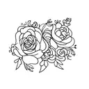 Elegant sugaring tools tattoo design idea