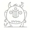 monster tattoo design idea