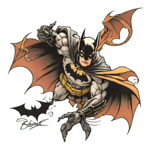 batman tattoo design idea