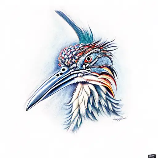 roadrunner tattoo design idea
