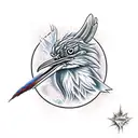 roadrunner tattoo design idea