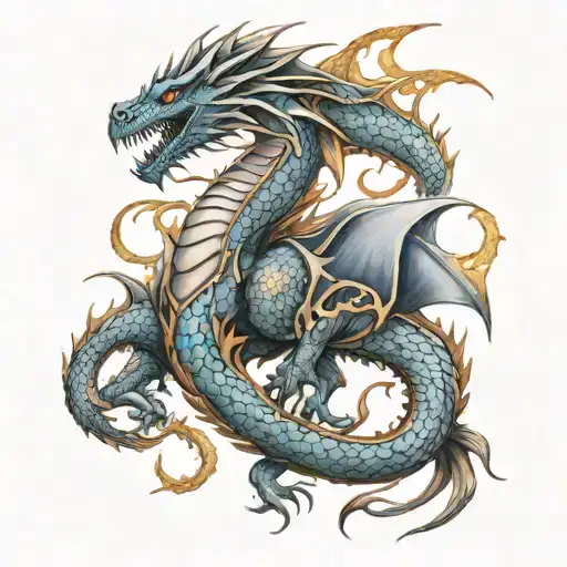 targaryen 3 dragon dracarys tattoo design idea