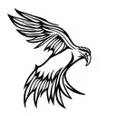 eagle wings tattoo design idea