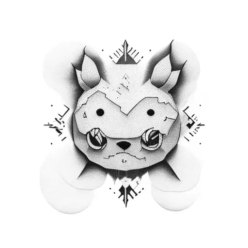 never alone tattoo design idea