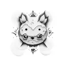 never alone tattoo design idea