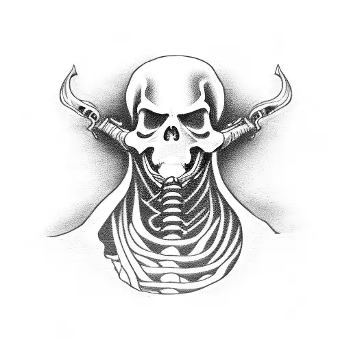 Grim Reaper tattoo design idea