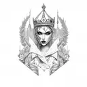 nyc queens tattoo design idea