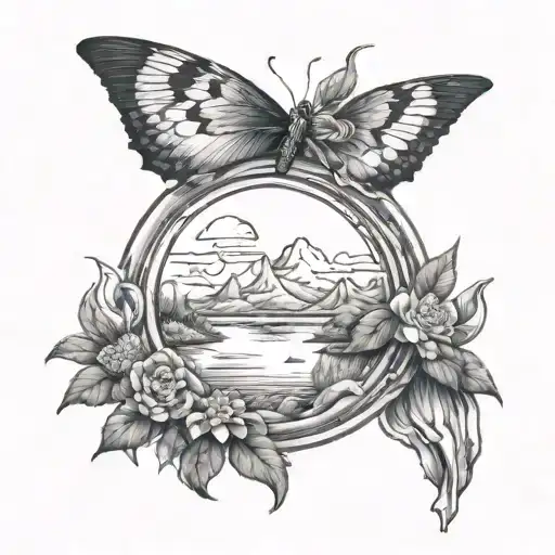 solitude tattoo design idea