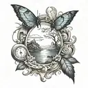 solitude tattoo design idea