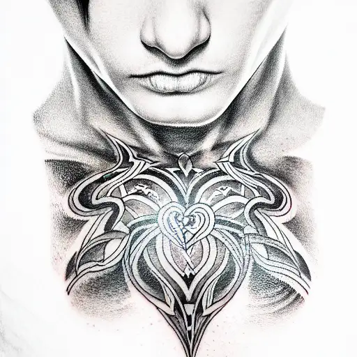 kursheart tattoo design idea