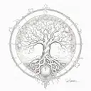 Yggdrasil tattoo design idea