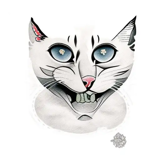 lips with words "Bonn's Pussy" written over it tattoo design idea