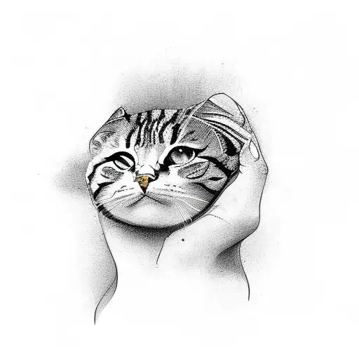 lips with Bonn's Pussy written over it tattoo design idea