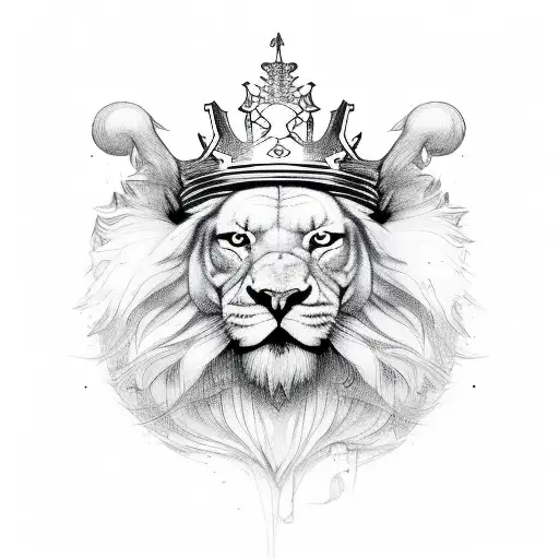 unloveable king tattoo design idea