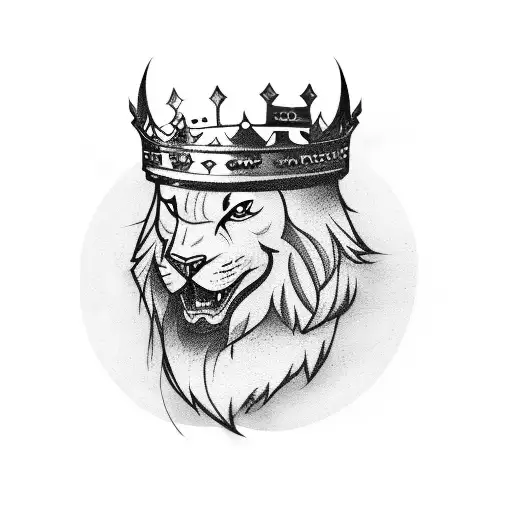 unloveable king tattoo design idea