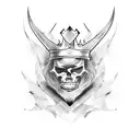 unloveable king tattoo design idea