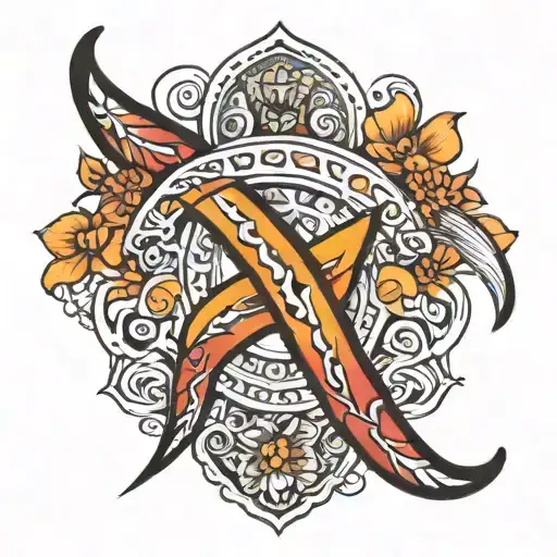 boomerang tattoo design idea