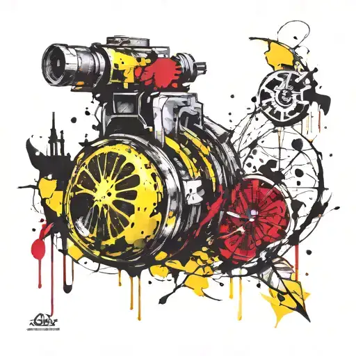 lemon grenade tattoo design idea