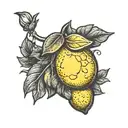 lemon grenade tattoo design idea