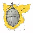 lemon grenade tattoo design idea