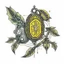 lemon grenade tattoo design idea
