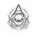 Math equations forming tattoo design idea