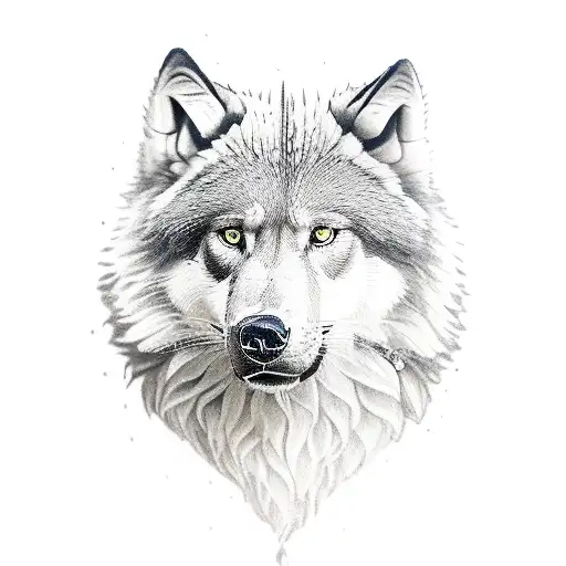 hombre lobo tattoo design idea