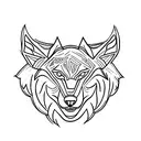 dacian wolf tattoo design idea