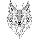 dacian wolf tattoo design idea