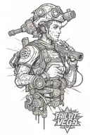 fallout new vegas tattoo design idea