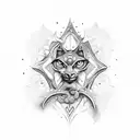 trinacria  tattoo design idea