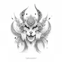 trinacria  tattoo design idea