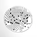 bandaid with morse code tattoo design idea