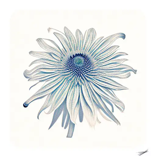 coneflower tattoo design idea