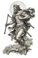 saint christopher tattoo design idea