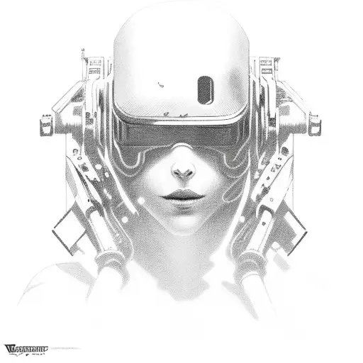 johnny silverhand cyberpunk 2077 tattoo design idea